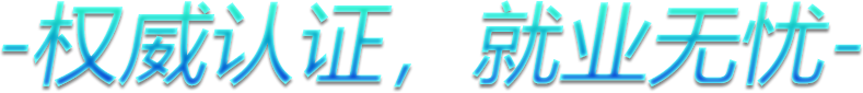 权威认证，就业无忧